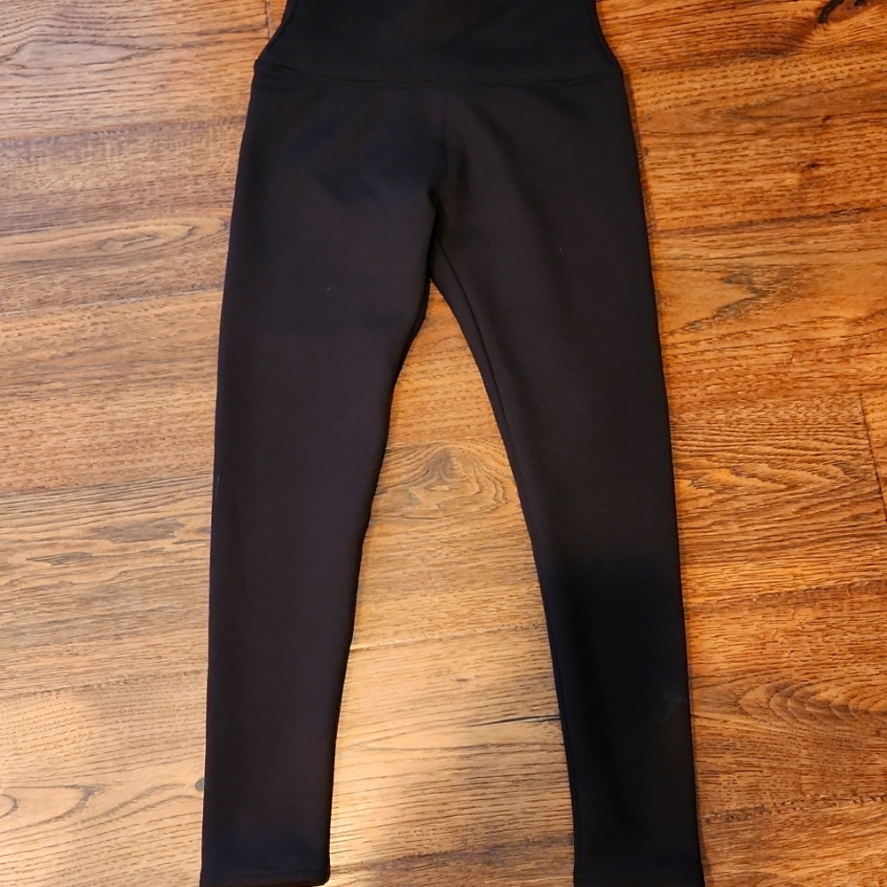 Women's Leggings Fleece Lined Size Medium Brown